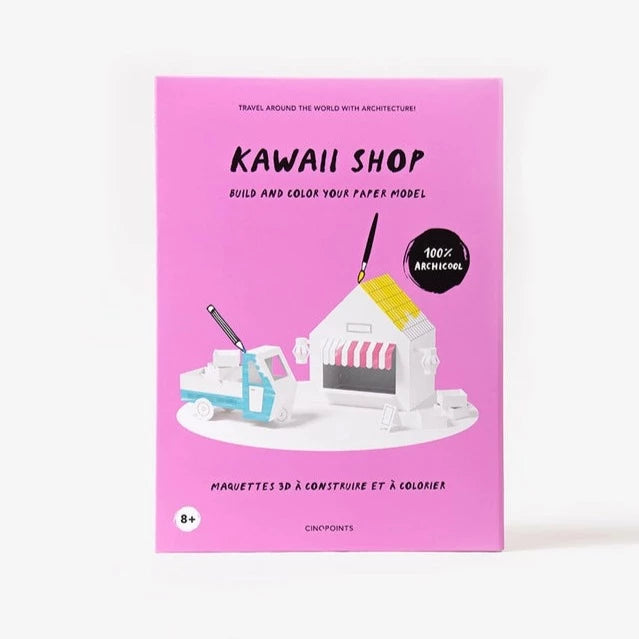 Jouet en papier à construire - Kawaii Shop